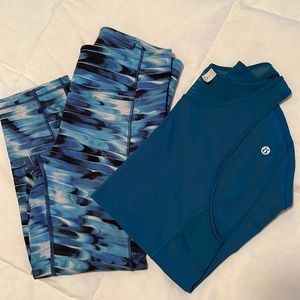 Lululemon leggings and matching Sculpt tank